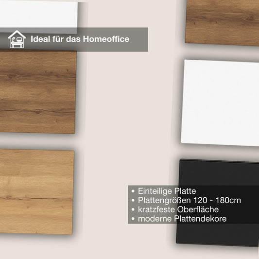 ASSMANN Elektrisch höhenverstellbarer Schreibtisch Y-Line 140x70cm Eiche Natura Silber, TÜV-Zertifiziert, Memoryfunktion, Kollisionsschutz, 5 Jahre Herstellergarantie einfache Montage für Büro und