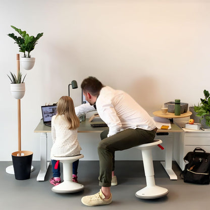 ASSMANN Elektrisch Höhenverstellbarer Familien Schreibtisch Pitino Curved 160x80cm Sand Weiß, TÜV-Zertifiziert, Kollisionsschutz, 5 Jahre Herstellergarantie einfache Montage für Büro und Homeoffice